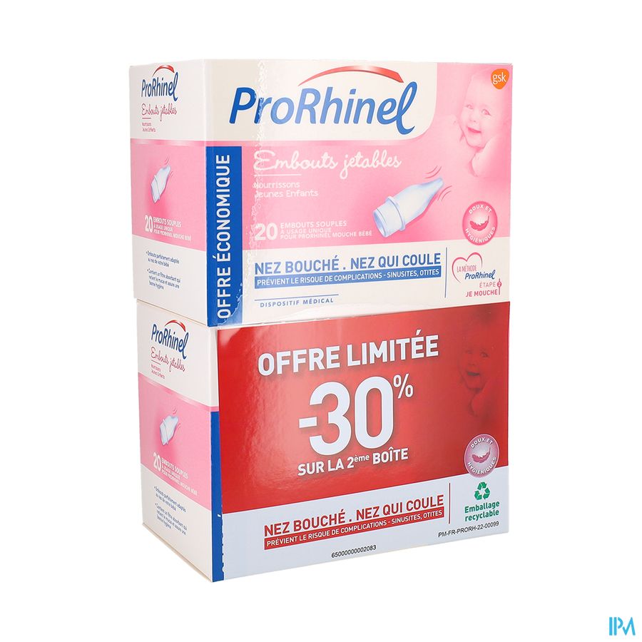 produit PRORHINEL MOUCHEBB RECH EMB 20 LOT 2