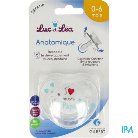 vignette Luc Et Lea Sucette Symetrique Anatomique Papa Maman Ann 0/6m