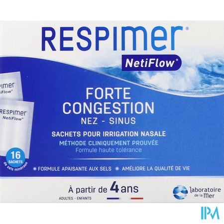 vignette Laboratoire De La Mer Respimer Netiflow Recharge Sachet 16
