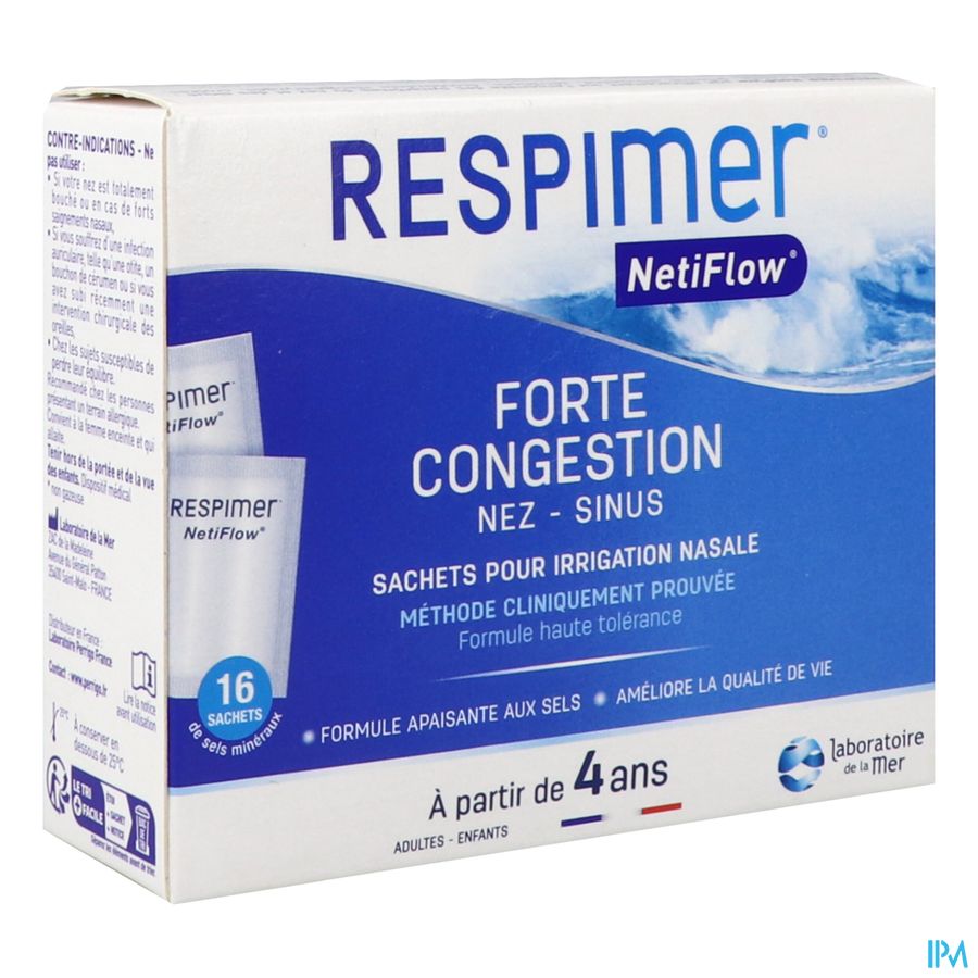 vignette RESPIMER NETIFLOW RECHARGES 16 SACHETS