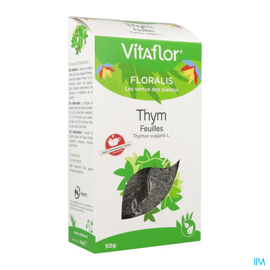 produit Vitaflor Thym Provence Feuille Vrac 50g