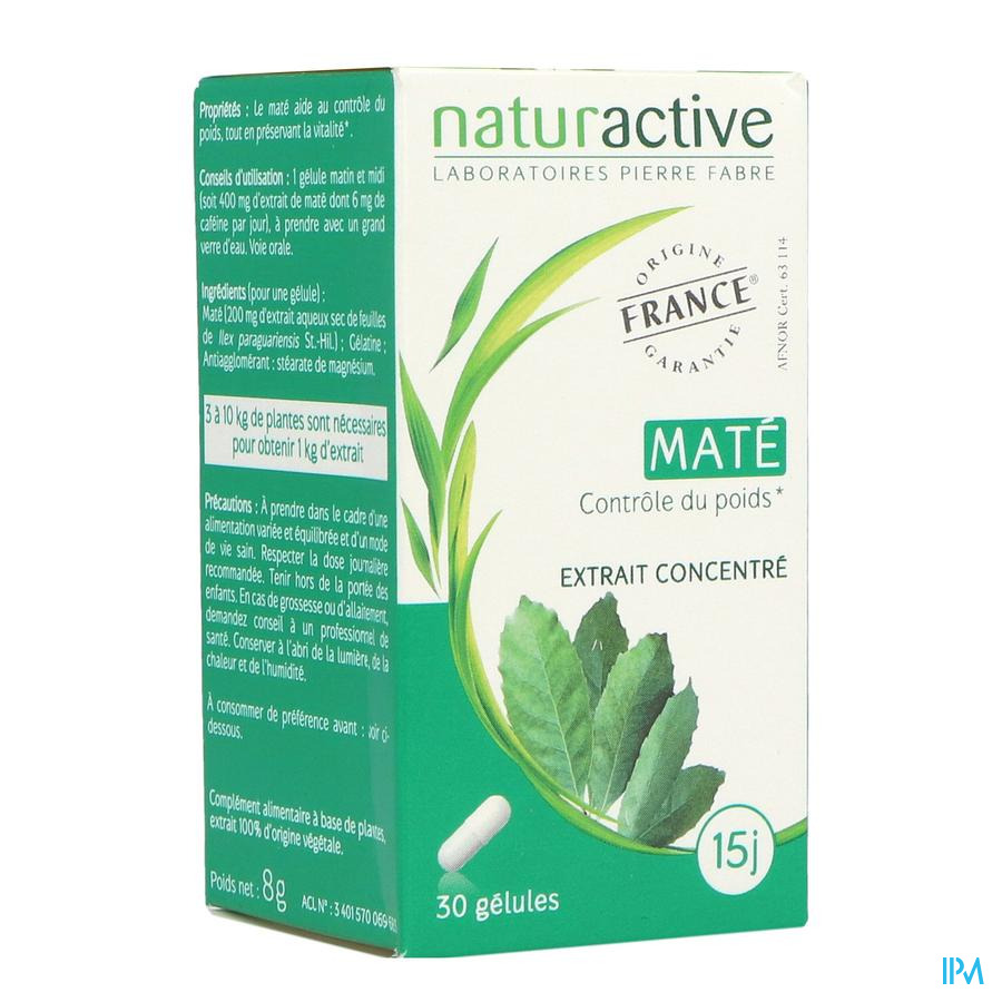 vignette Naturactive Mate Gelule 30