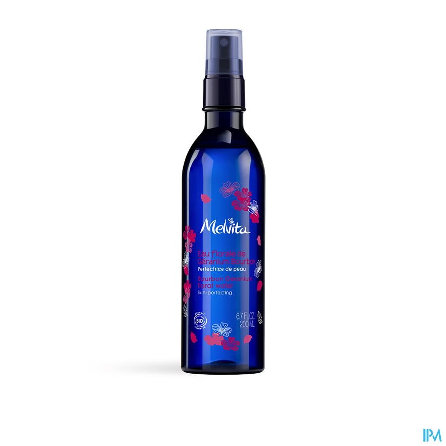 vignette MELVITA EAU FLORALE GERANIUM BOURB 200ML