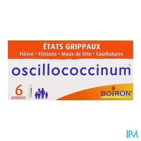 produit OSCILLOCOCCINUM 6 DOSES
