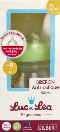 produit Luc Et Lea Biberon Ergosense Anticolique Foret 150ml