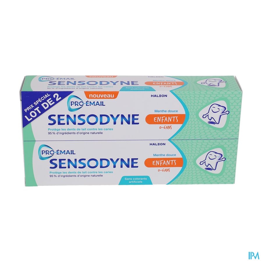 vignette SENSODYNE ENFANT 0-6 ANS X2