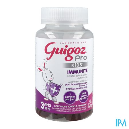 vignette Guigoz Pro Kids Immunite Gommes 60