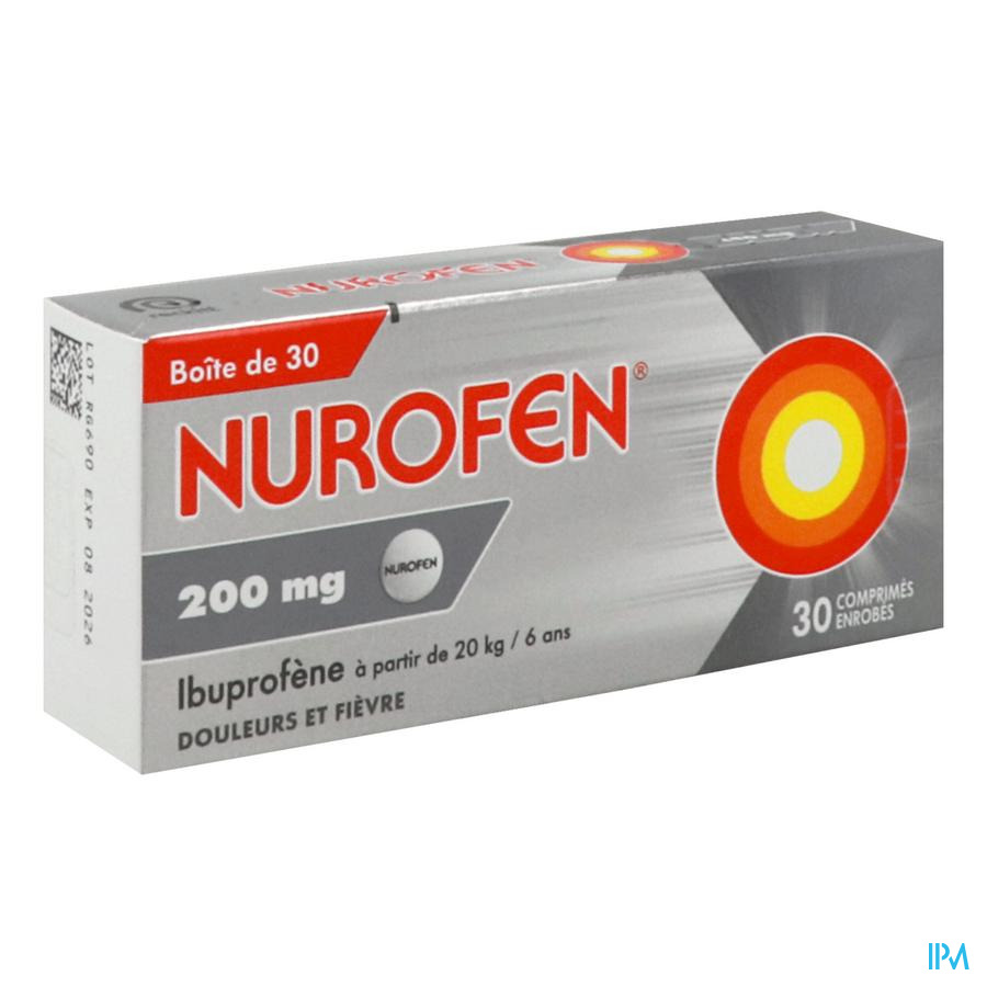 vignette NUROFEN 200MG CPR 30