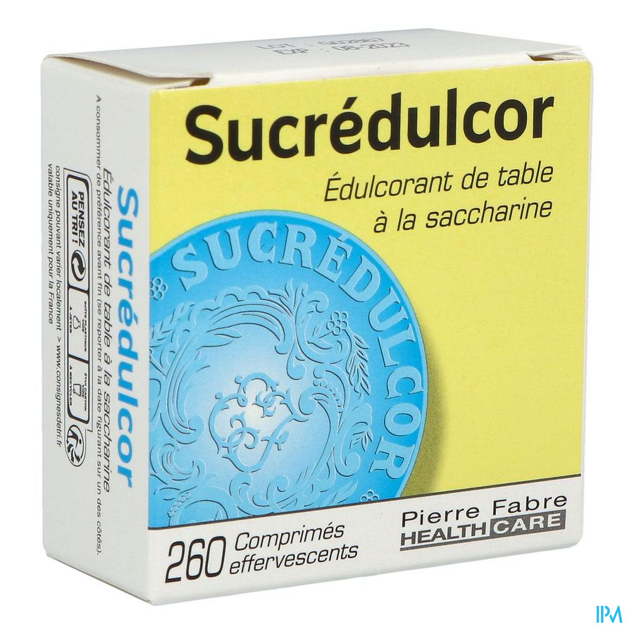 vignette Sucredulcor Comprime Effervescent 260