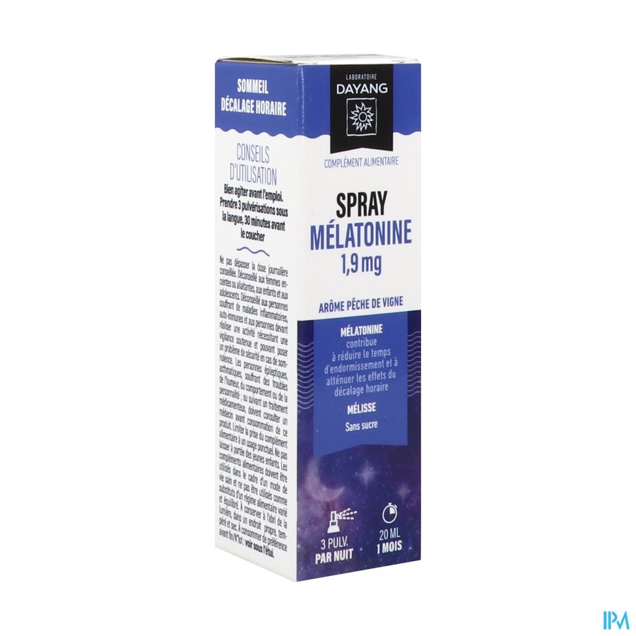 vignette Dayang Sommeil Spray Melatonine 20ml