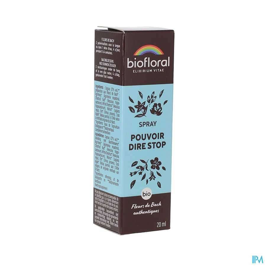 produit BIOFLORAL POUVOIR DIRE STOP SPR BIO 20ML