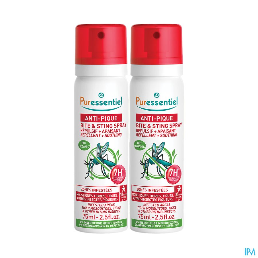 vignette PURESSENTIEL SPR REPUL HE A-PIQ 2X75ML