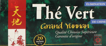 produit DAYANG THE VERT 2G SACH20