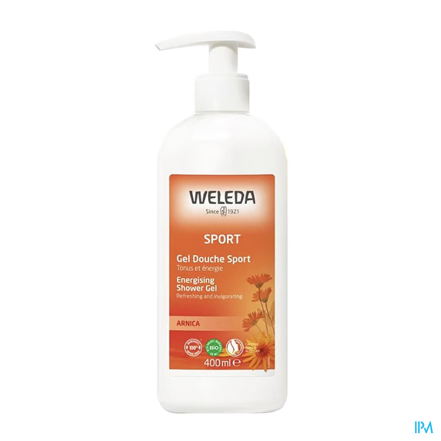 produit WELEDA GEL DOUCH SPORT ARNICA 400ML