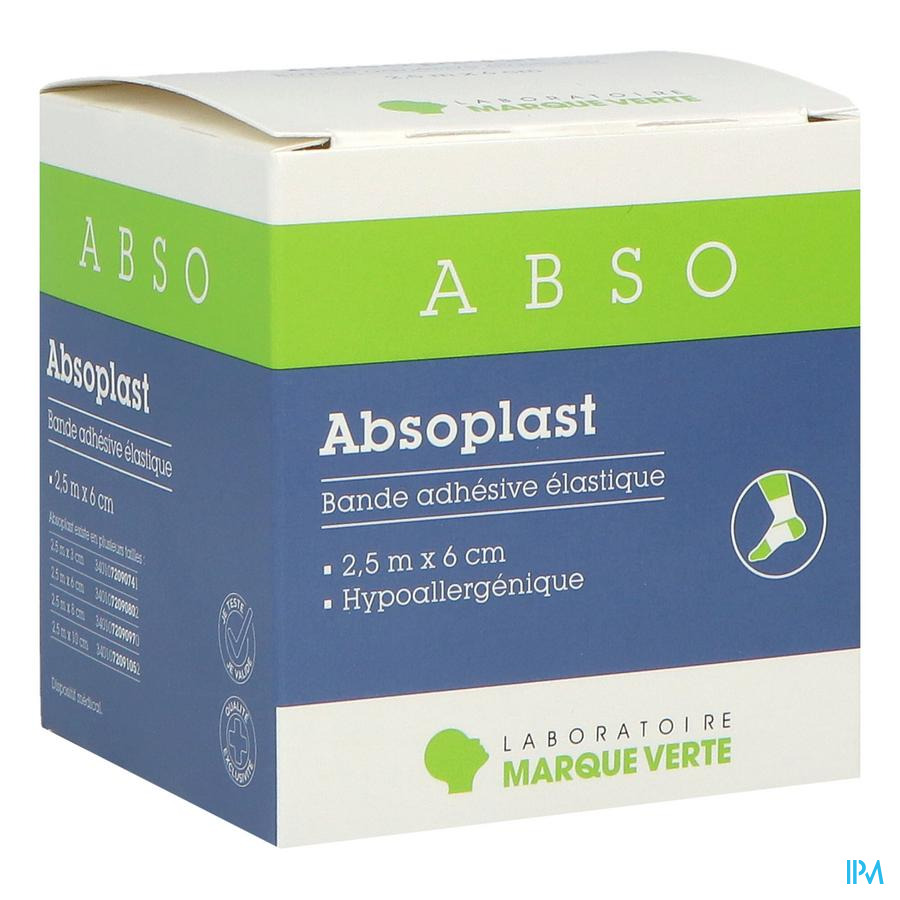 produit Absoplast Bande Adhesive Elastique 2m5 X 6cm
