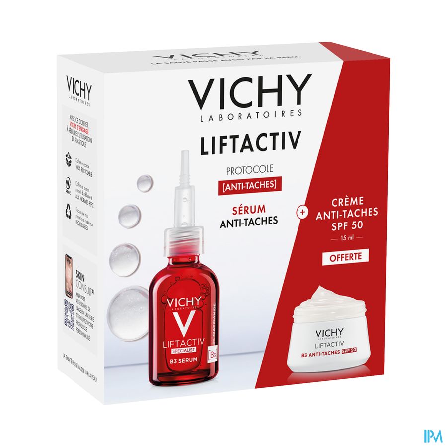 vignette Vichy Liftactiv Coffret Creme B3 Spf50 + Mini B3 Serum 30ml + 15ml