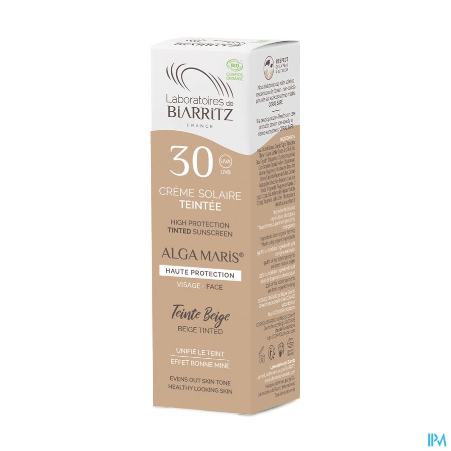 produit LDBIARRITZ CREME TEINTEE BEIGE SPF30