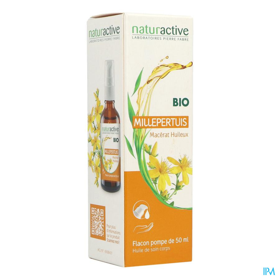 vignette Naturactive Huile Vegetale Bio Millepertuis 50ml