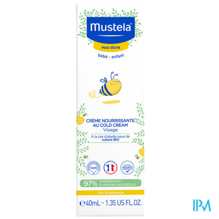 vignette MUSTELA BB CR NOUR COLD CREAM 40ML