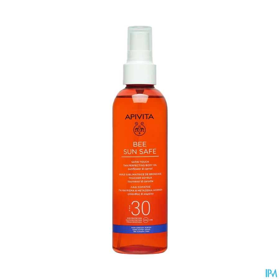 produit APIVITA SUN BODY OIL SPF30 200ML