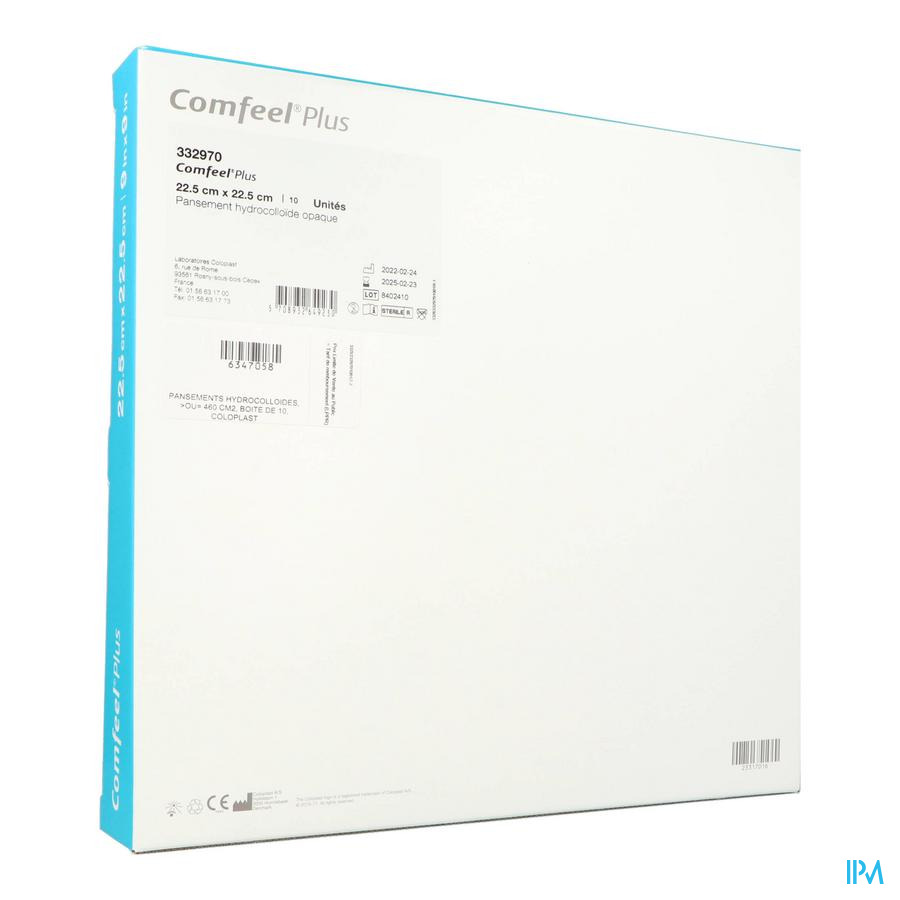 vignette Comfeel Plus Opaque Pansement 22cm5 X 22cm5 10