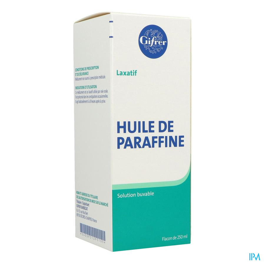 vignette Gifrer Huile Paraffine Solution Buvable 250ml
