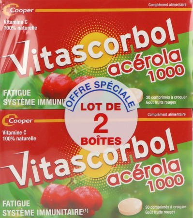 produit VITASCORBOL ACEROLA CPR30 LOT2