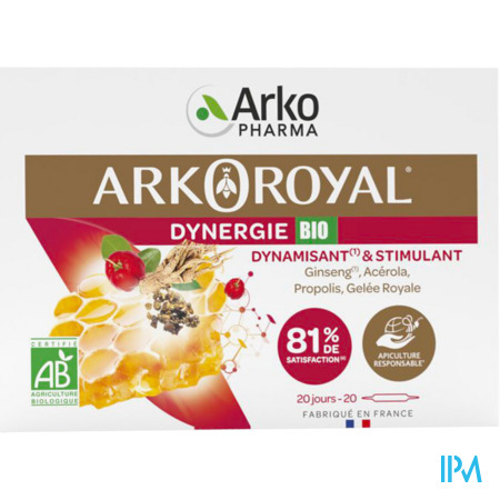 vignette ARKOROYAL DYNERGIE 20 AMP BIO
