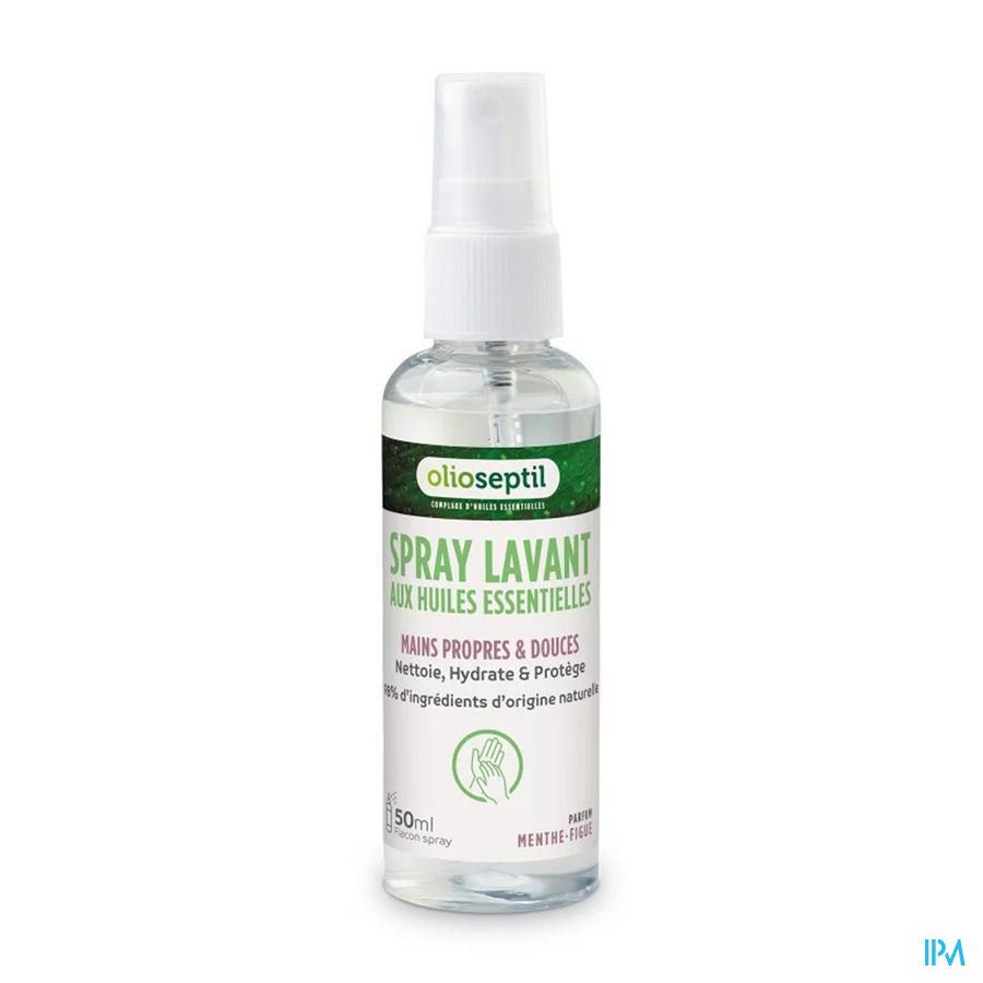 produit Ineldea Olioseptil Spray Lavant Mains Menthe Figue 50ml