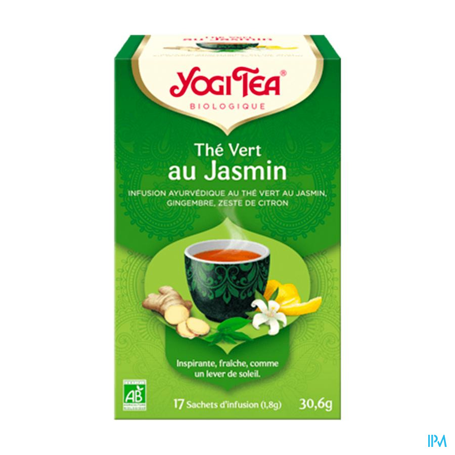 vignette Yogi Tea The Vert Jasmin Bio Infusette 2g 17