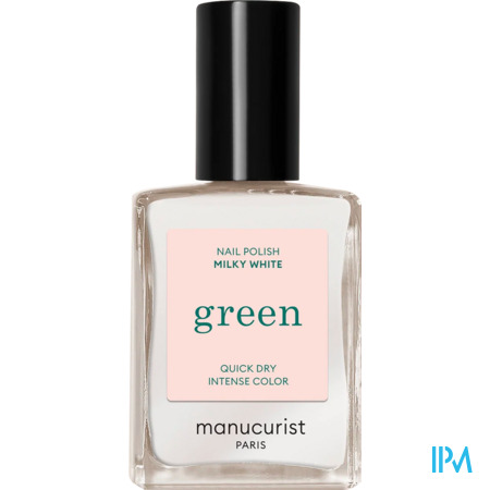 vignette Manucurist Green Vernis A Ongles Milky White 15ml