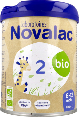 vignette Novalac Bio 2 Poudre 800g