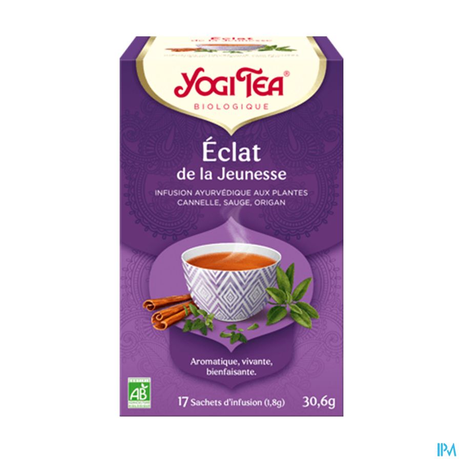 produit YOGI TEA ECLAT DE LA JEUNESSE 30,6G