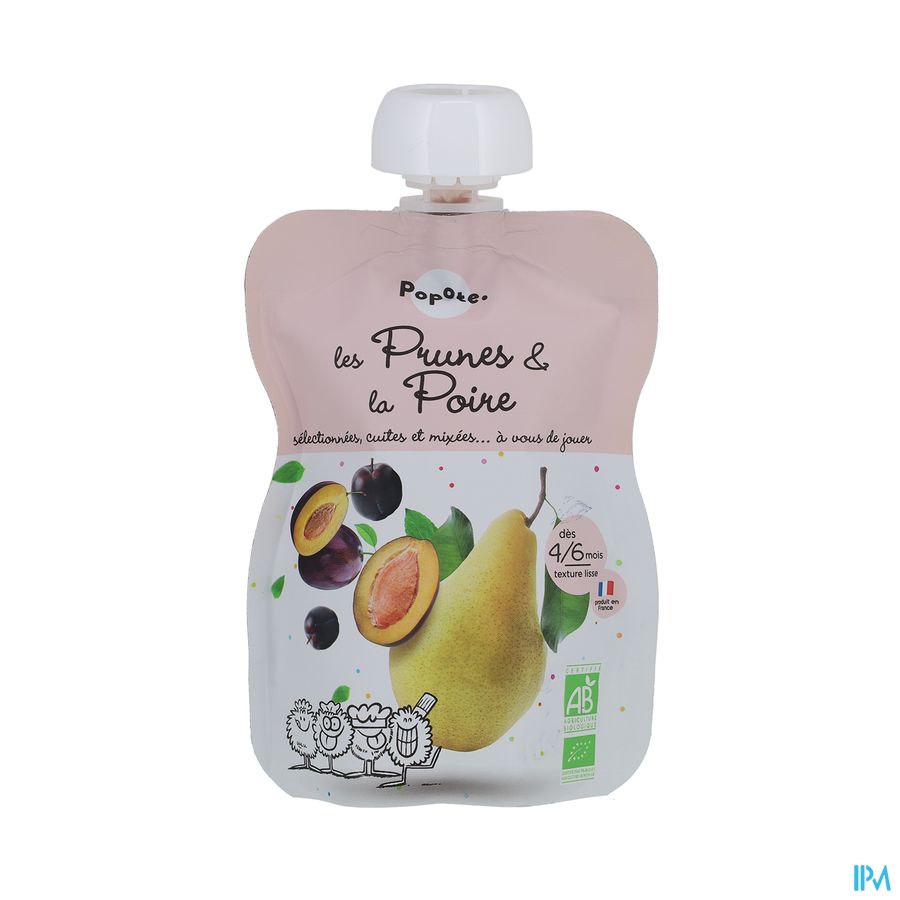 vignette POPOTE GOURDE PRUNES POIRE 120G