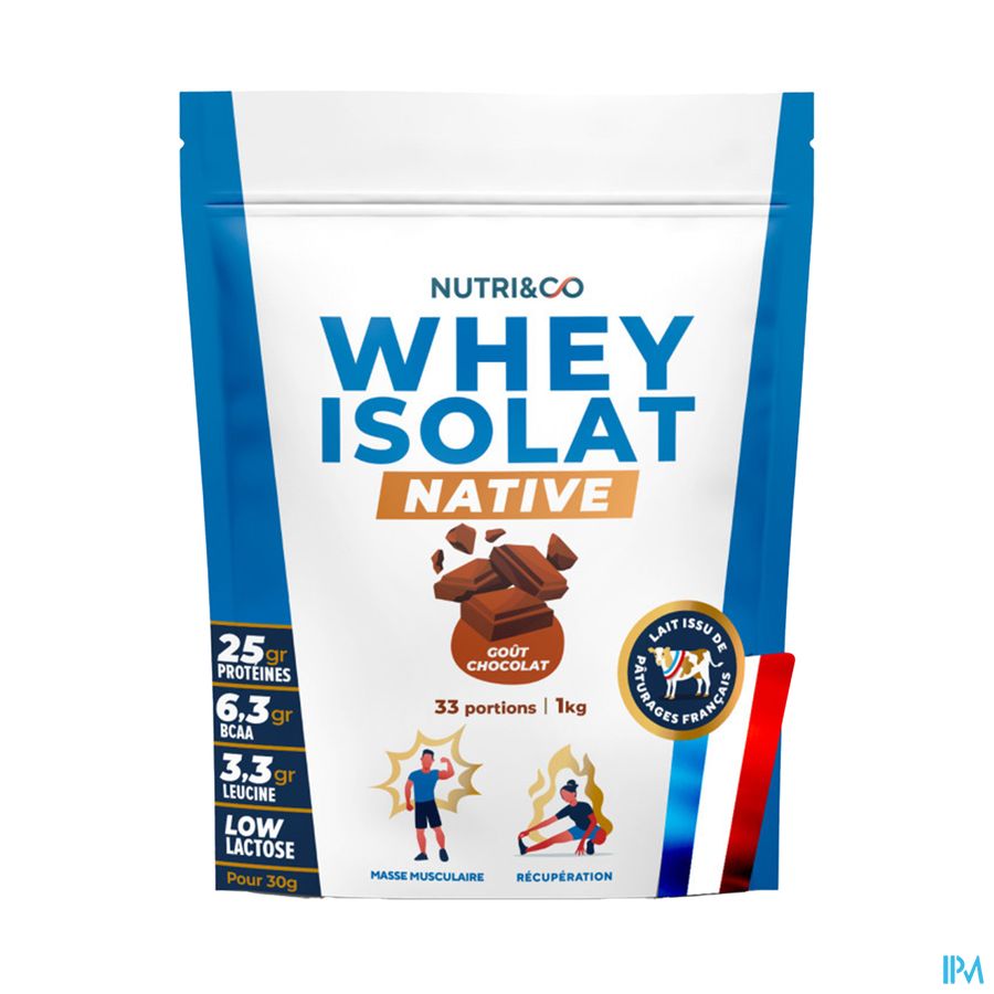 vignette NUTRI&amp;CO WHEY CHOCOLAT 1KG