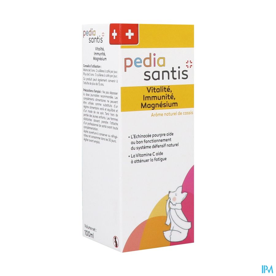 produit SANTIS PEDIASANTS VITALITE IMMUNITE 100ML
