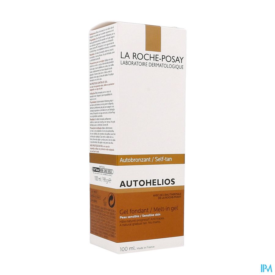produit La Roche Posay Autohelios Gel Creme Autobronzant 100ml