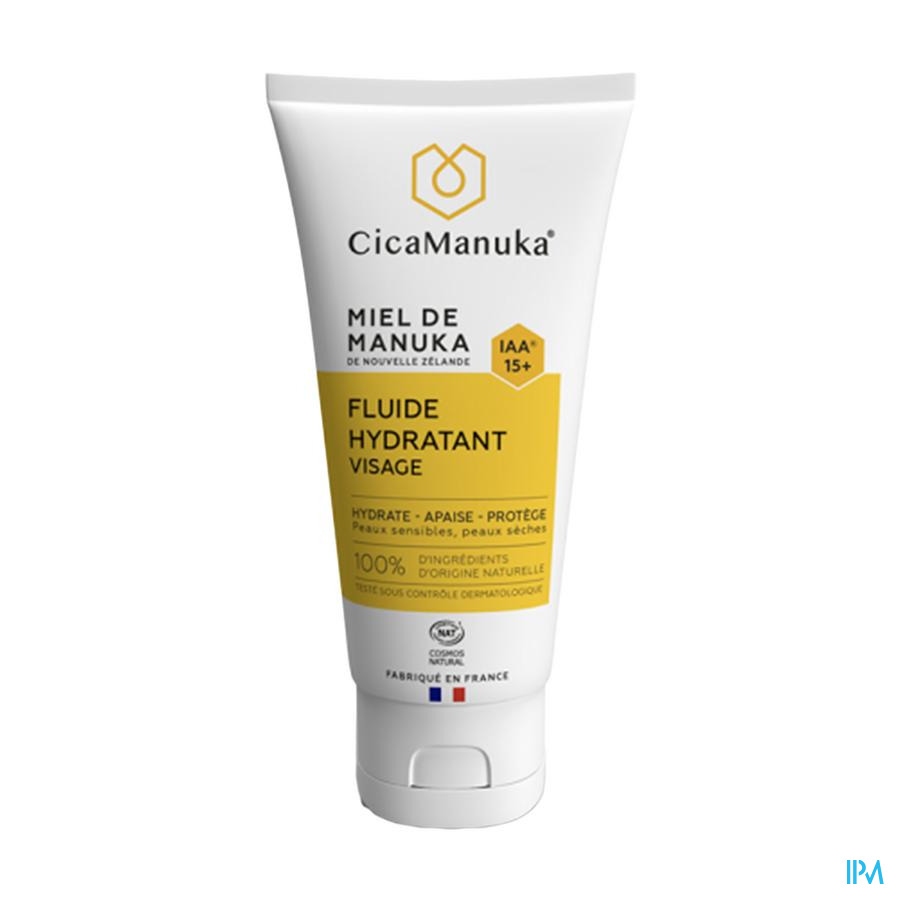 vignette CICAMANUKA FLDE VIS HYDR MIEL IAA15+ 50ML