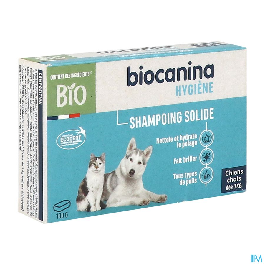 vignette BIOCANINA SHP SOLIDE BIO 100G