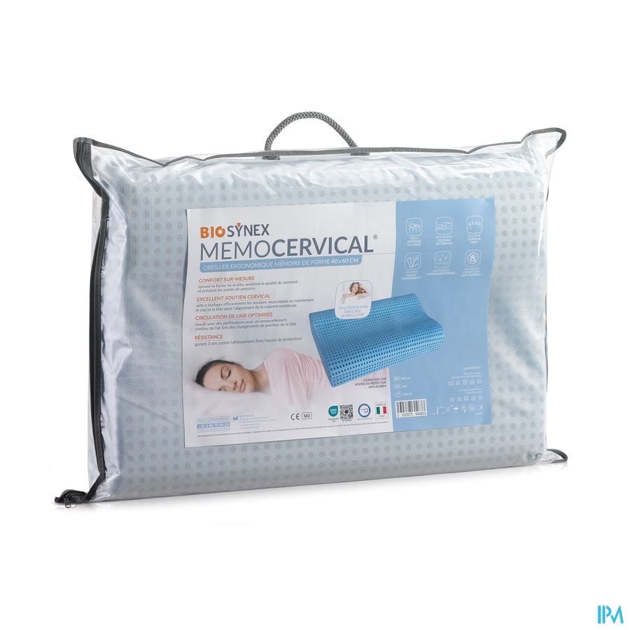 produit BIOSYNEX OREILLER MEMOCERVICAL DBLE VAG
