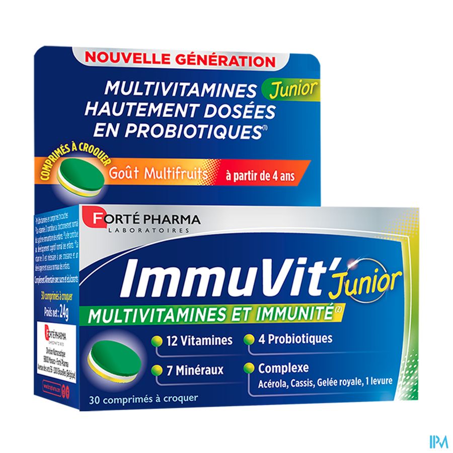 vignette Forte Pharma Immuvit' Junior Comprime 30