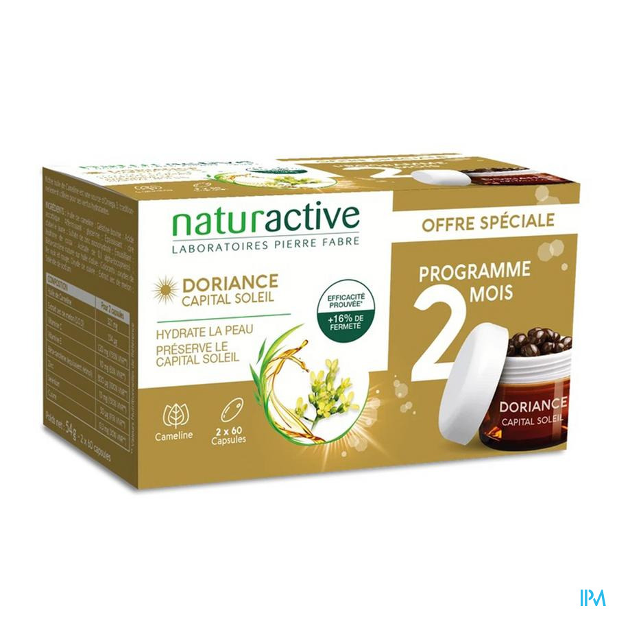 produit Naturactive Doriance Capital Soleil Capsule 60 X2 + Bracelet
