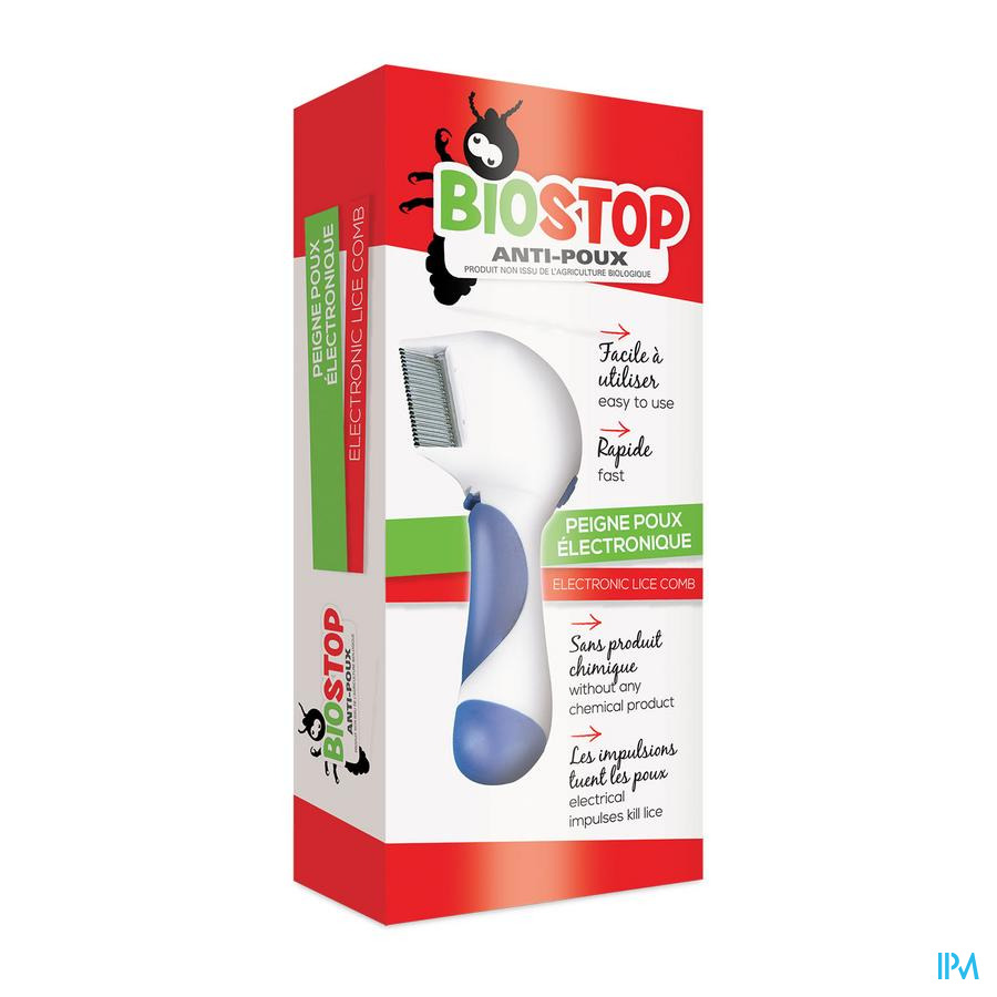 produit BIOSTOP PEIGNE PEIGNE TUE-POUX ELE
