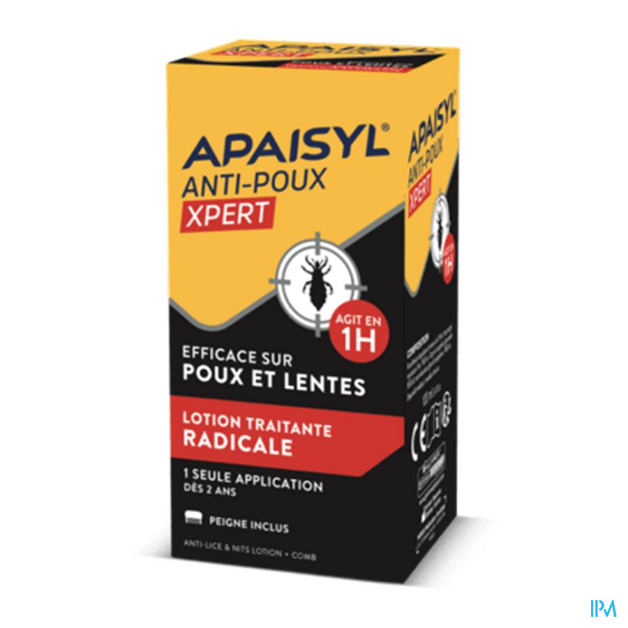 produit APAISYL XPERT POUX LENTES 200ML+25