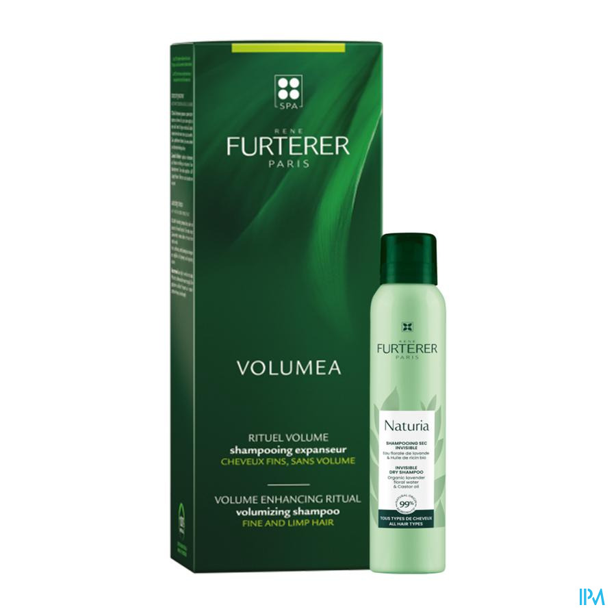 produit Rene Furterer Volumea Shampooing Expanseur 200ml + Naturia Shampooing Sec 50ml