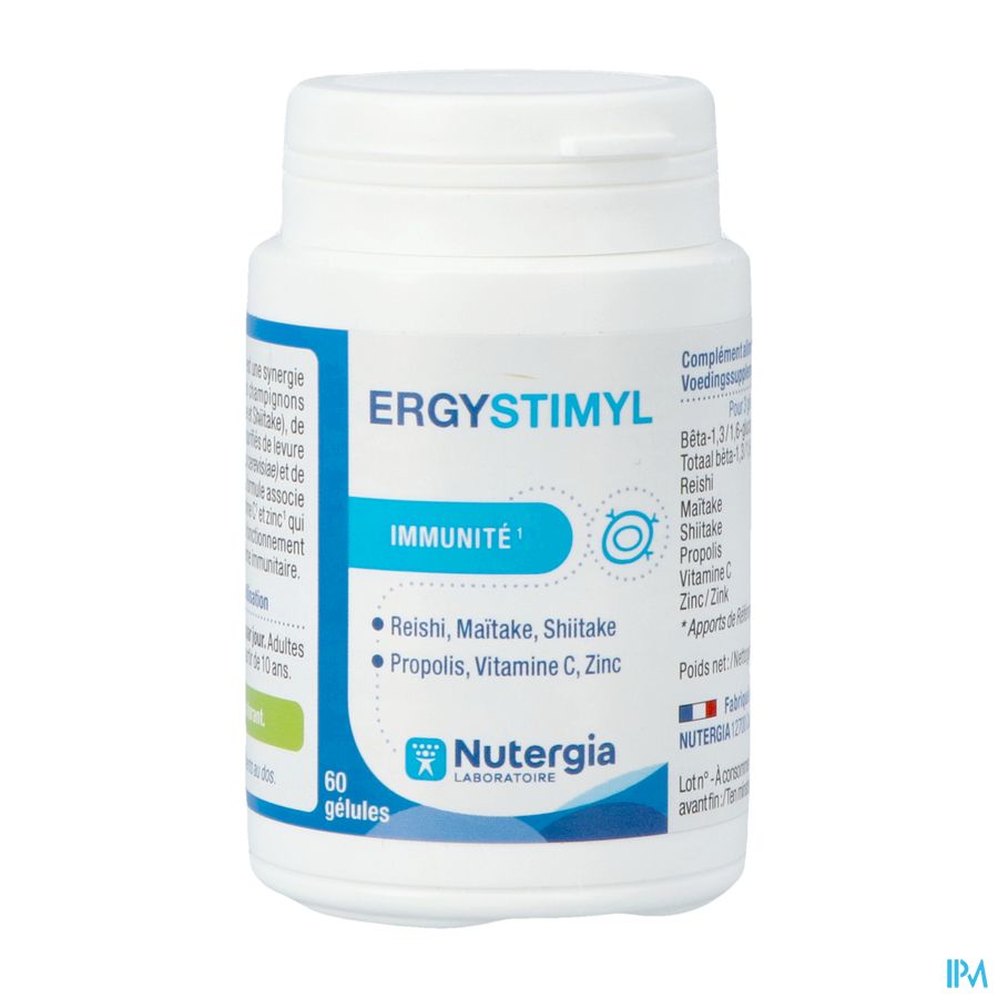 vignette Nutergia Ergystimyl Immunite Gelule 60