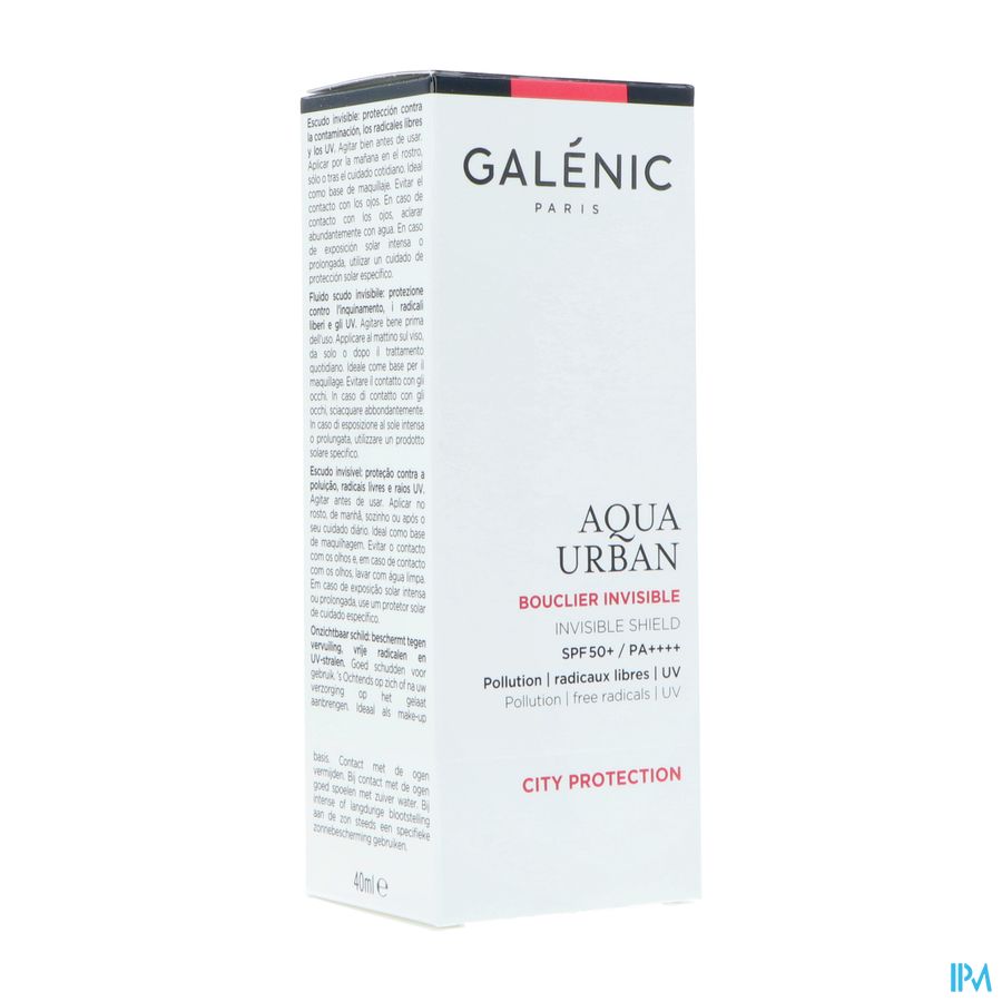 vignette Aqua Urban Bouclier Invisible Spf50+ 40ml