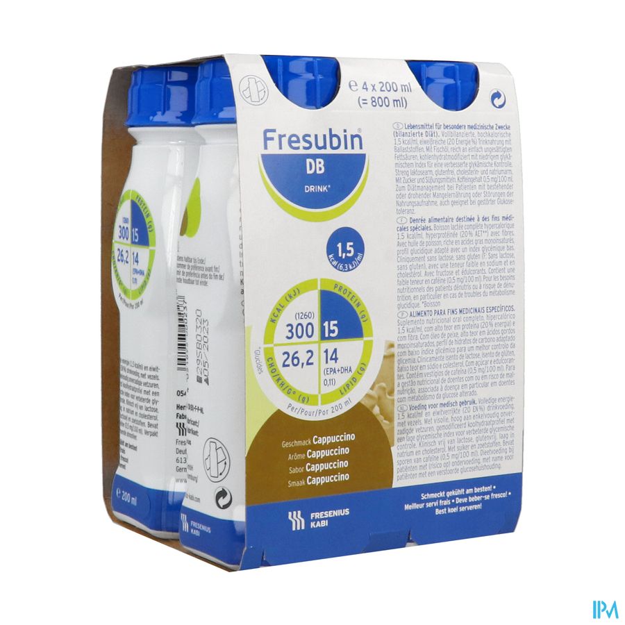 produit Fresubin Db Drink Capuccino 200ml X4