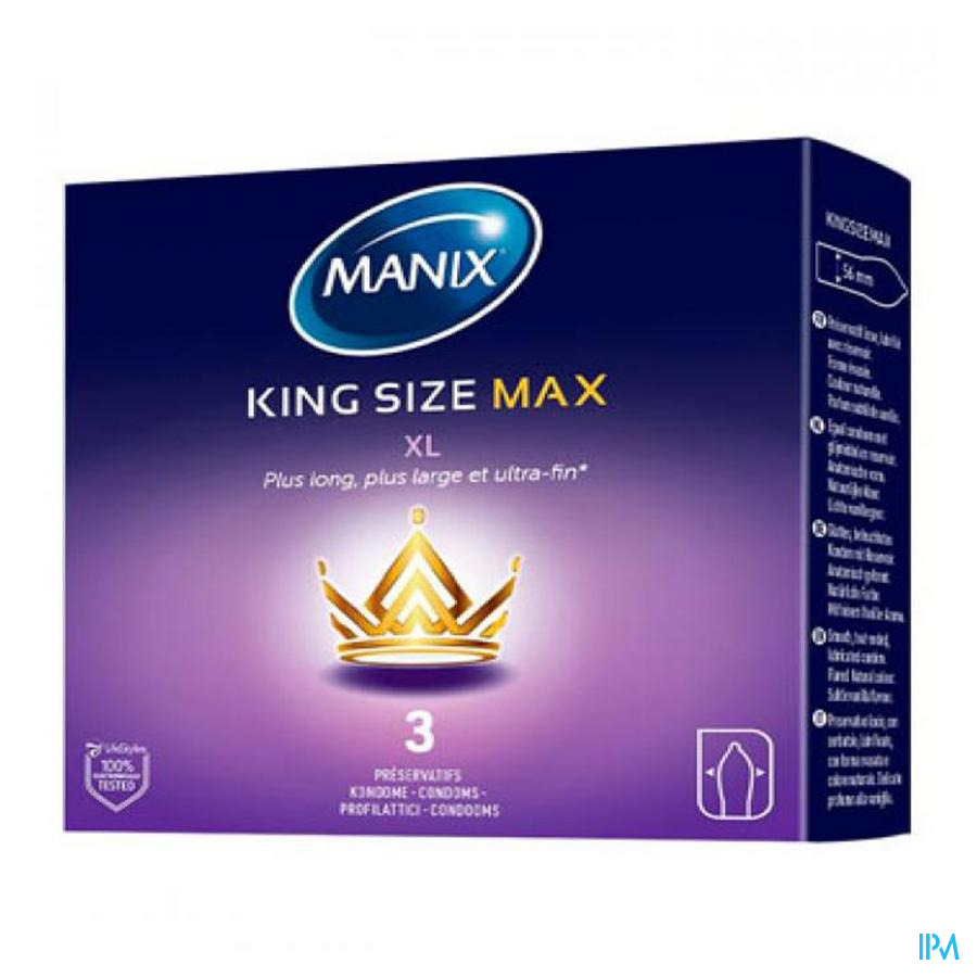 produit MANIX PRESERV KING SIZE MAX 3