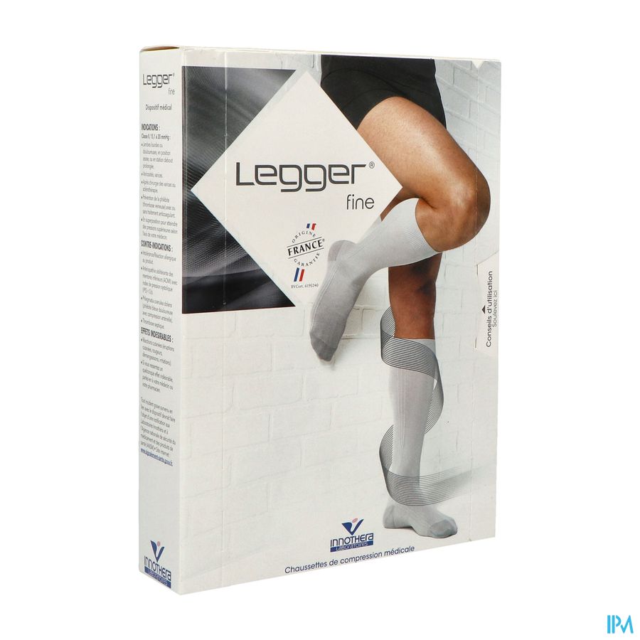 vignette Legger2 Fine Homme Chaussette Noire Normal T1
